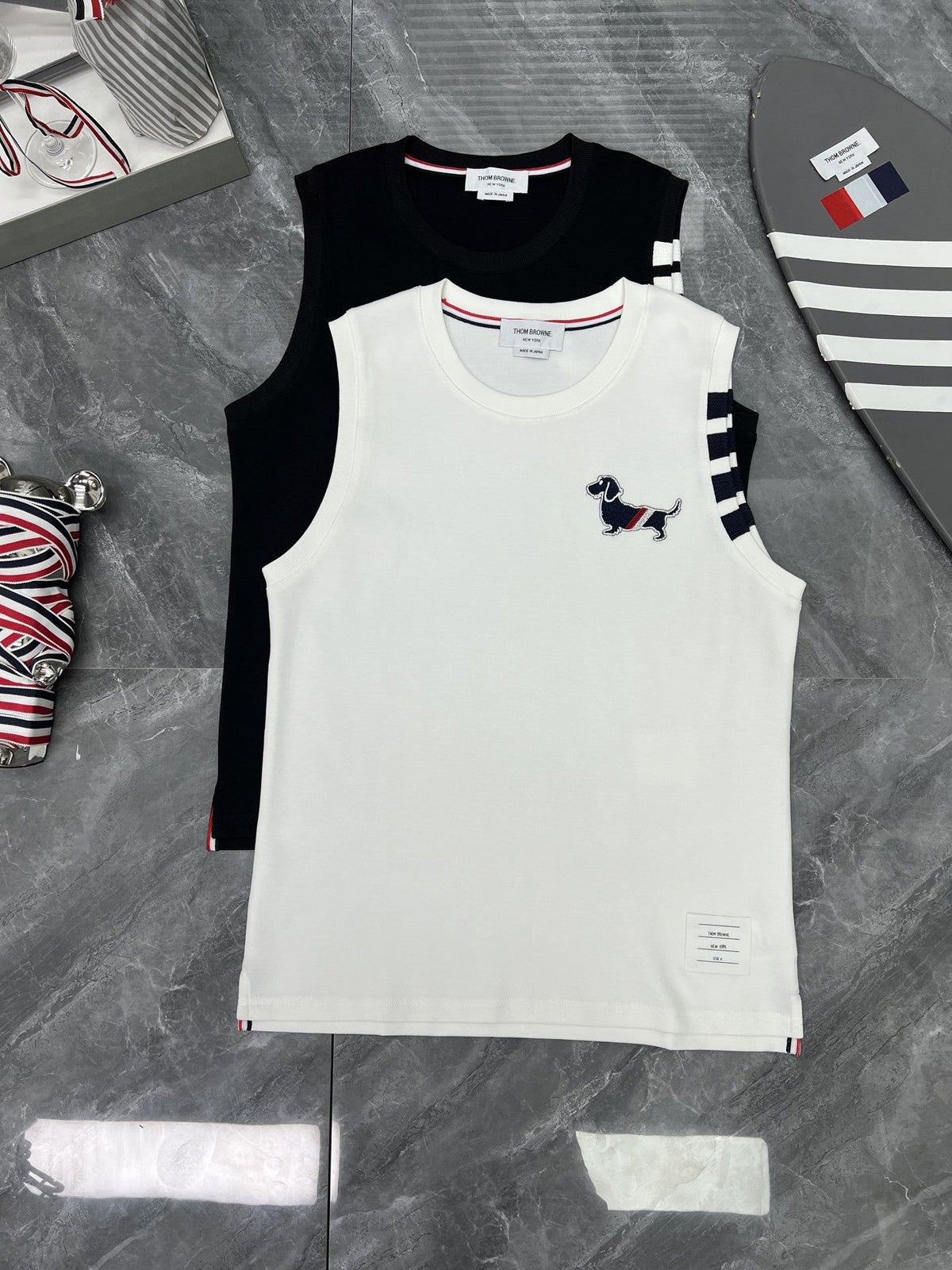 sleeveless T-shirt | Thom Browne