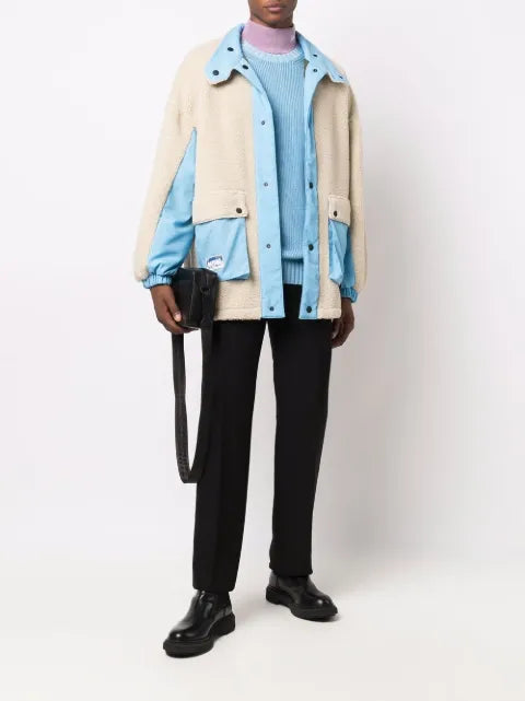 MSGM reversible faux-shearling jacket