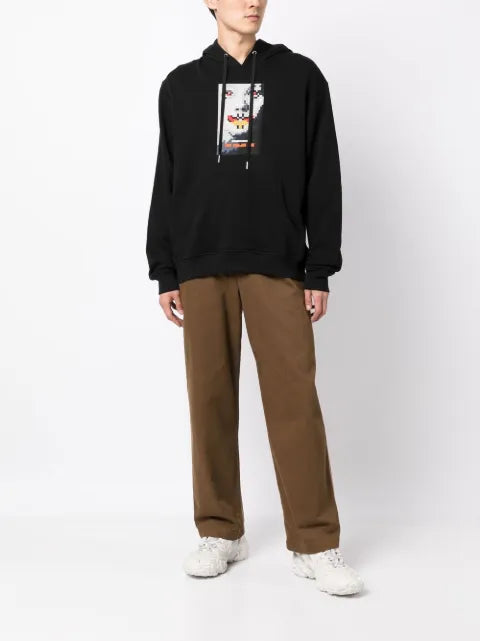 Mostly Heard Rarely Seen 8-Bit Silence long-sleeve hoodie
