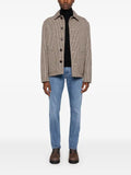 Zegna Black Oasi Cashmere Zip Mock Neck Sweater