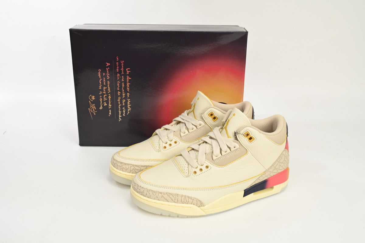 Jordan 3s Retro SP J Balvin Medellín Sunset Reps Sneaker FN0344-901