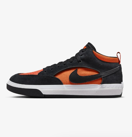 Nike SB React Leo 'Black/Electro Orange' Men's Sneakers DX4361-002