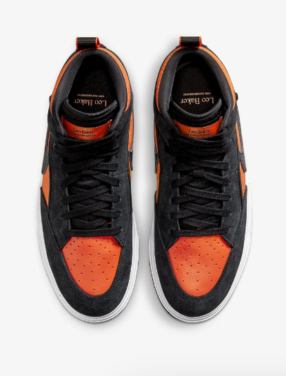 Nike SB React Leo 'Black/Electro Orange' Men's Sneakers DX4361-002