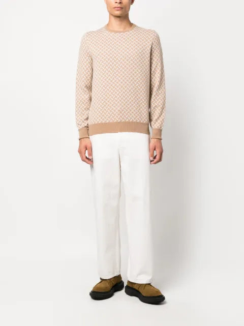 Drumohr Biscottino crew-neck cashmere jumper
