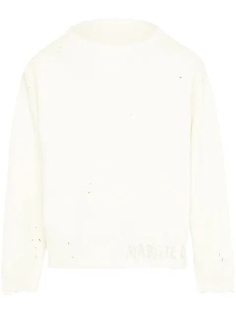 Maison Margiela Handwritten cotton sweatshirt