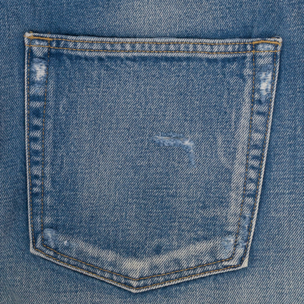 CAMO/BLUE HYBRID SKINNY JEANS