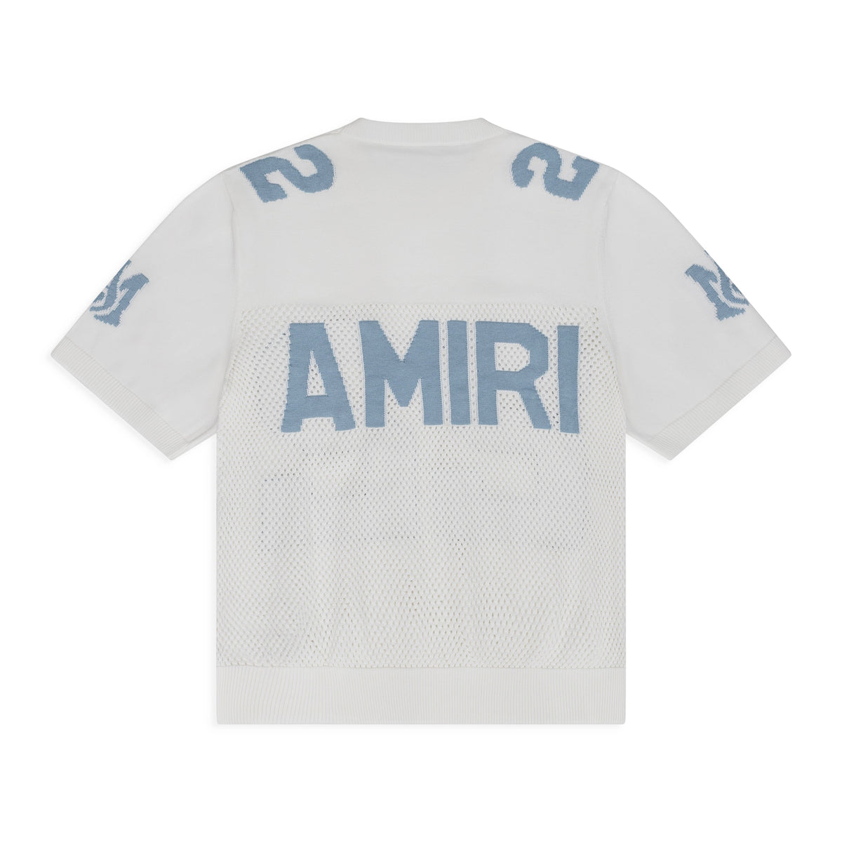 White Cerulean Knit 22 Tee