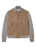 Paul & Shark suede-panel jacket