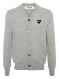 Comme Des Garçons Play heart-emblem v-neck cardigan