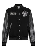 Philipp Plein black bomber jacket