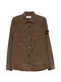 Stone Island 1200040 cotton micro-corduroy overshirt