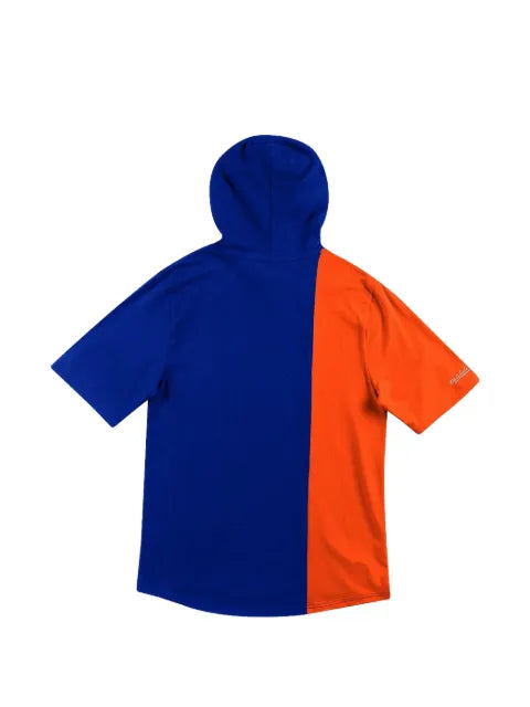 Mitchell & Ness NBA "New York Knicks" short-sleeves split hoodie
