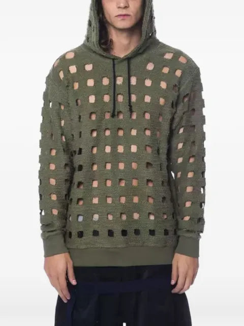 Nicolò Beretta cutout-knit hoodie