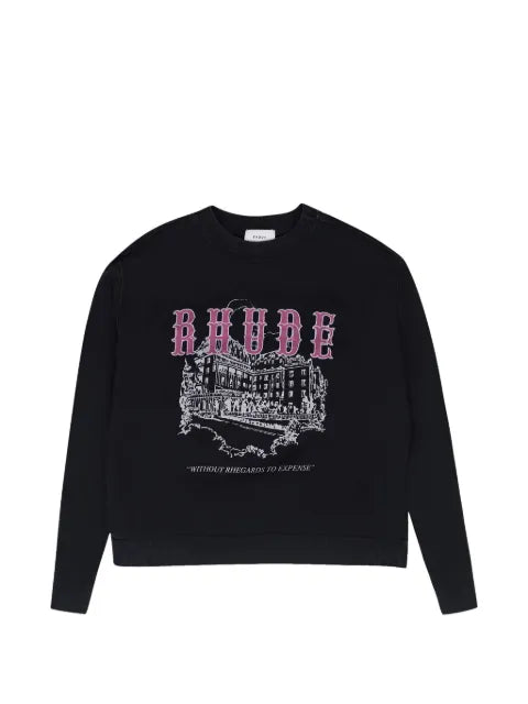 RHUDE Chateau Marmont graphic-print sweater