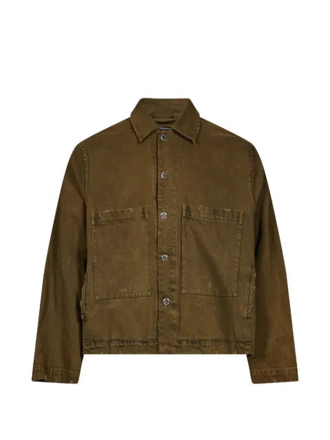 Song For The Mute distressed-effect denim jacket