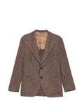 Gabriele Pasini houndstooth-pattern notched-lapels jacket