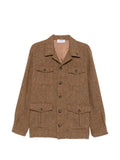 Gran Sasso herringbone-pattern wool jacket
