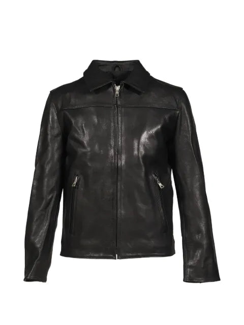 NO/FAITH STUDIOS zip-up leather jacket