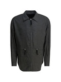 Comme des Garçons Homme Plus micro-check zip-up jacket