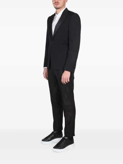 Alexander McQueen single-breasted peak-lapel blazer