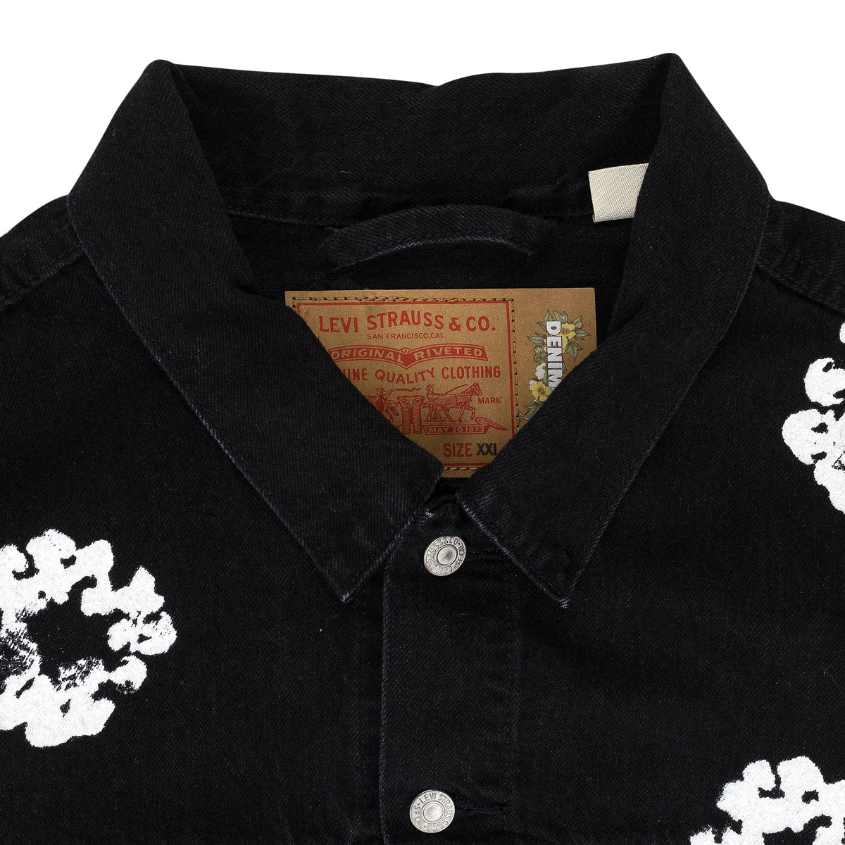 Black x Levi's All Over Wreath Type-2 Denim Jacket