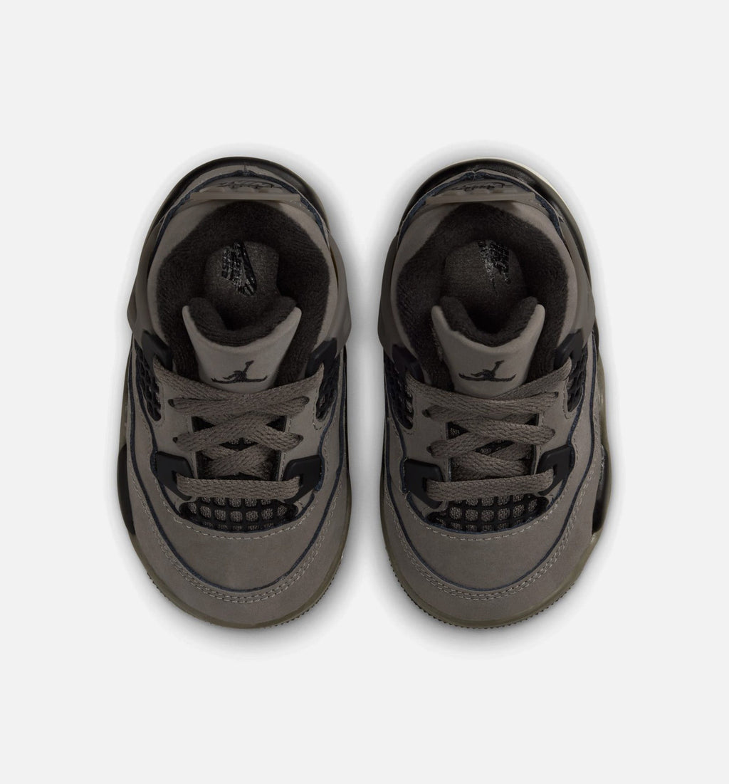 Air Jordan 4 Retro "Cave Stone and Black" Infant/Toddler Shoe – Cave Stone/Black/Moon Particle