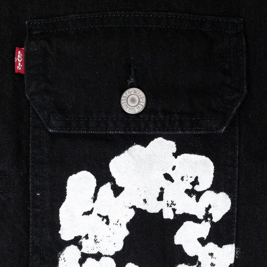 Black x Levi's All Over Wreath Type-2 Denim Jacket