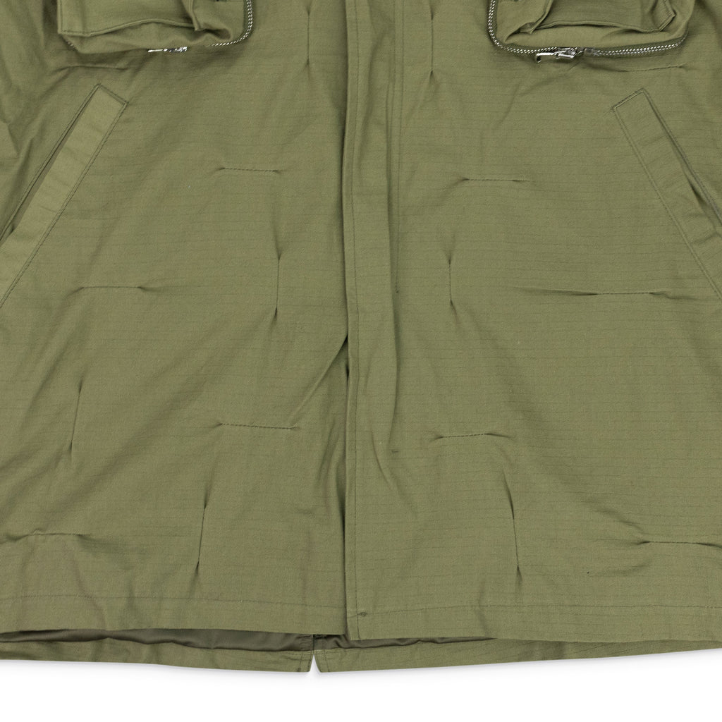 Green Window Pocket Parka
