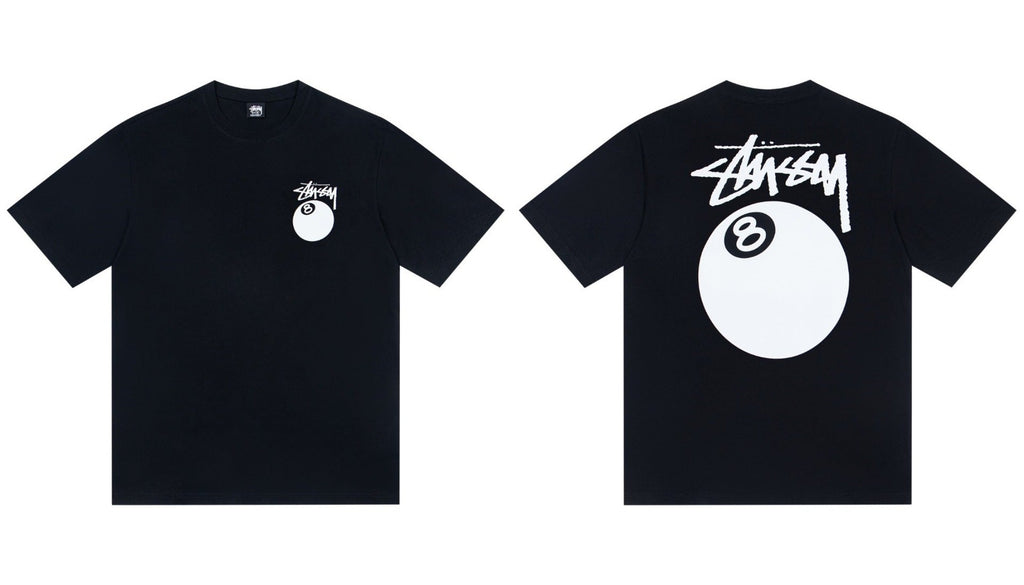 Stussy 8 Ball Graphic Short Sleeve Crew Neck Tee