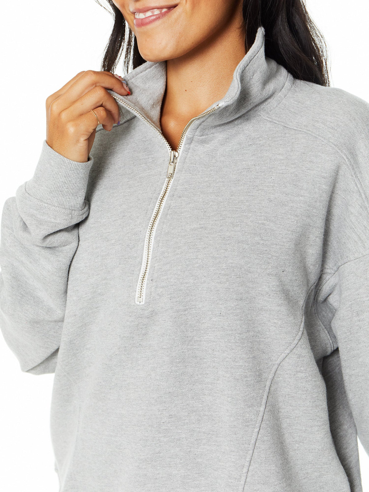 CALLIE 1/4 ZIP SWEATSHIRT