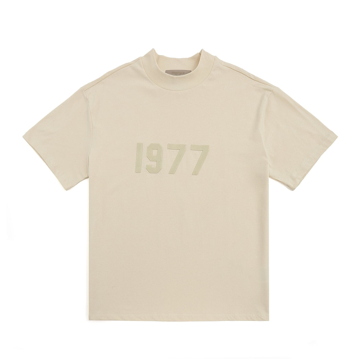 ESSENTIALS 1977 Tonal Wordmark Mock-Neck T-Shirt