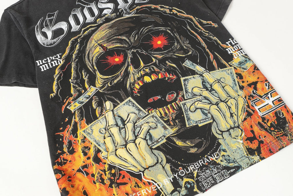 Godspeed Rich Money Drugs Graphic T-Shirt