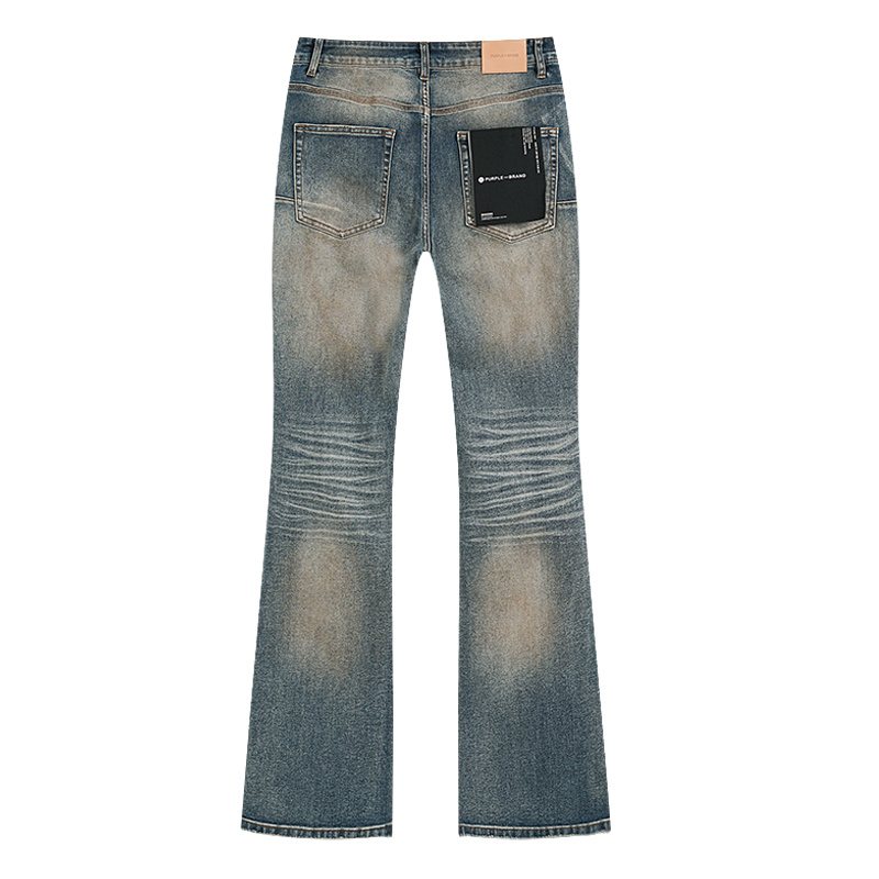 Purple Brand Distressed Flare Jeans