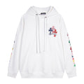 Chrome Hearts Multicolor Floral Cross Graphic Hoodie
