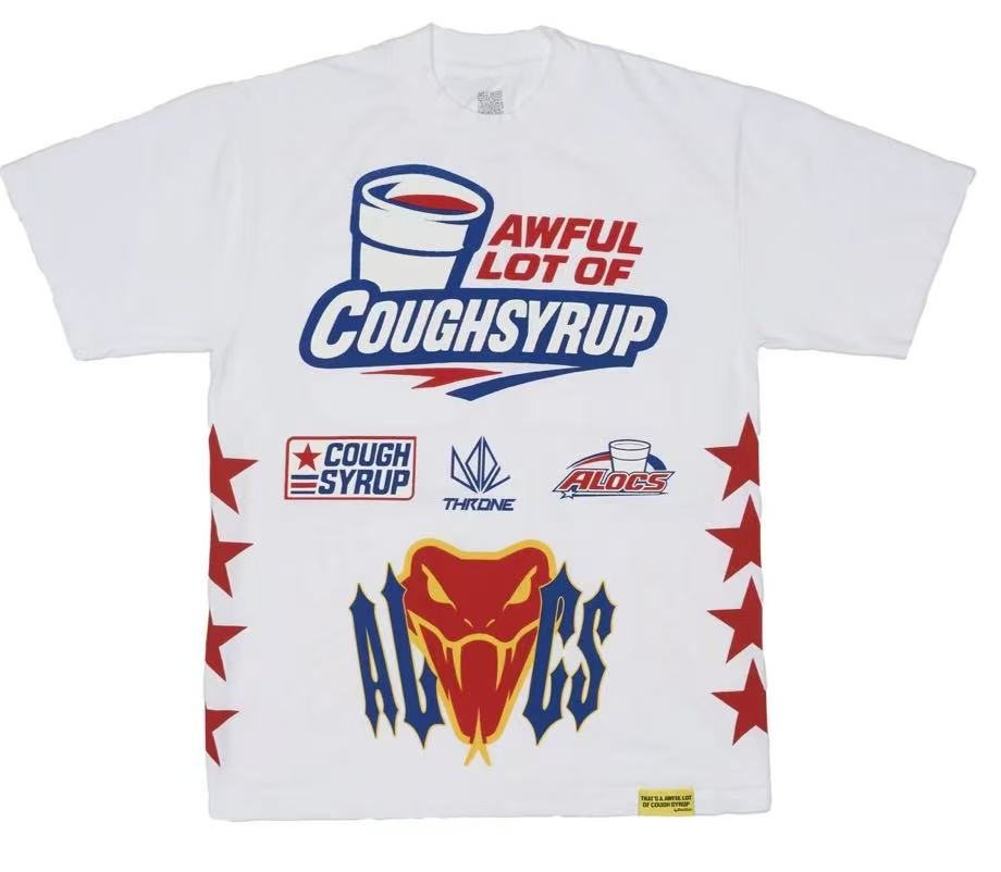 THAT'S A AWFUL LOT OF COUGH SYRUP Front & Back Graphic T-Shirt