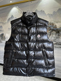 Moncler Black Tib Quilted Down Vest