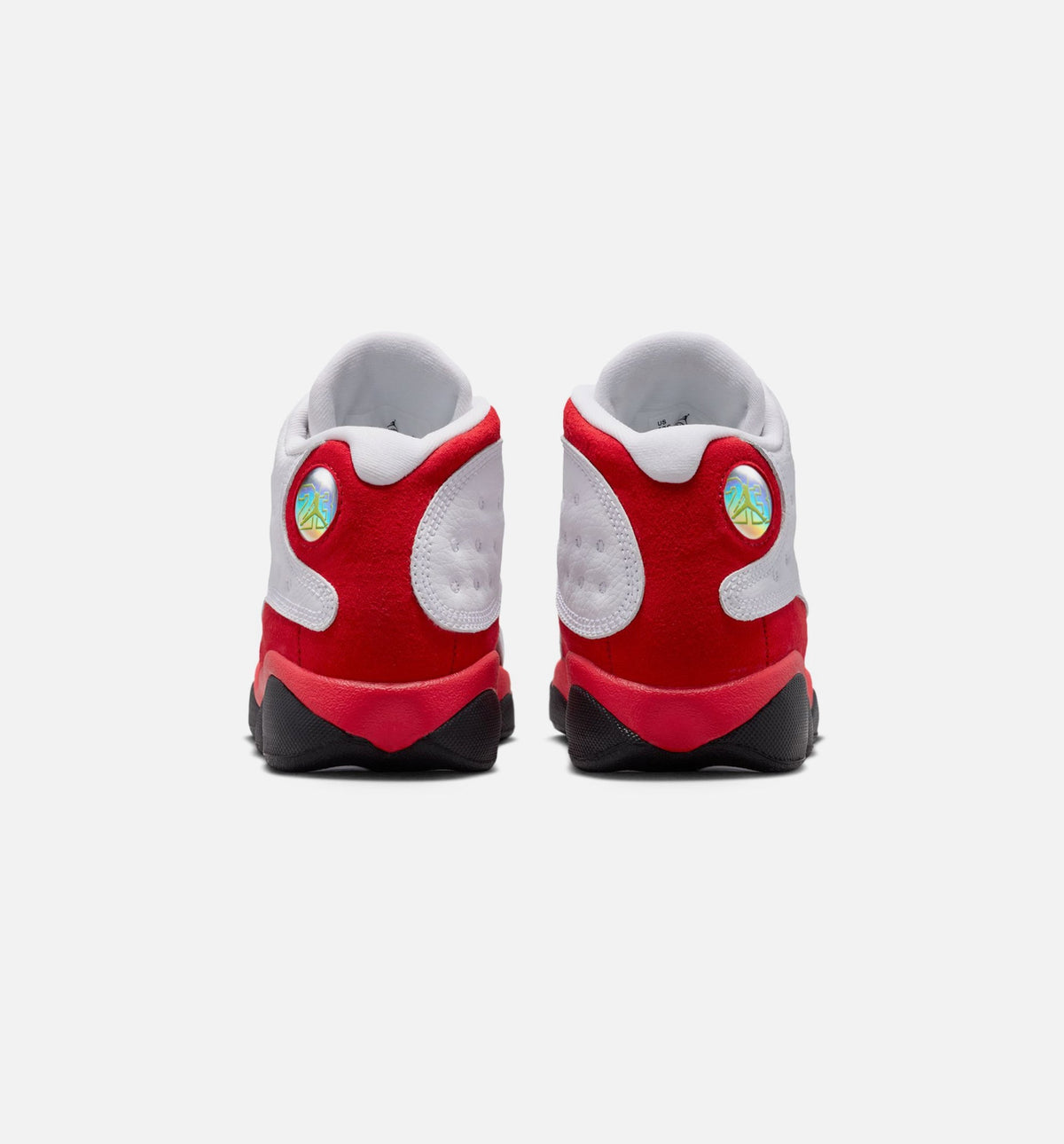 Air Jordan 13 Retro White and University Red Preschool Shoes - White/Black/Red