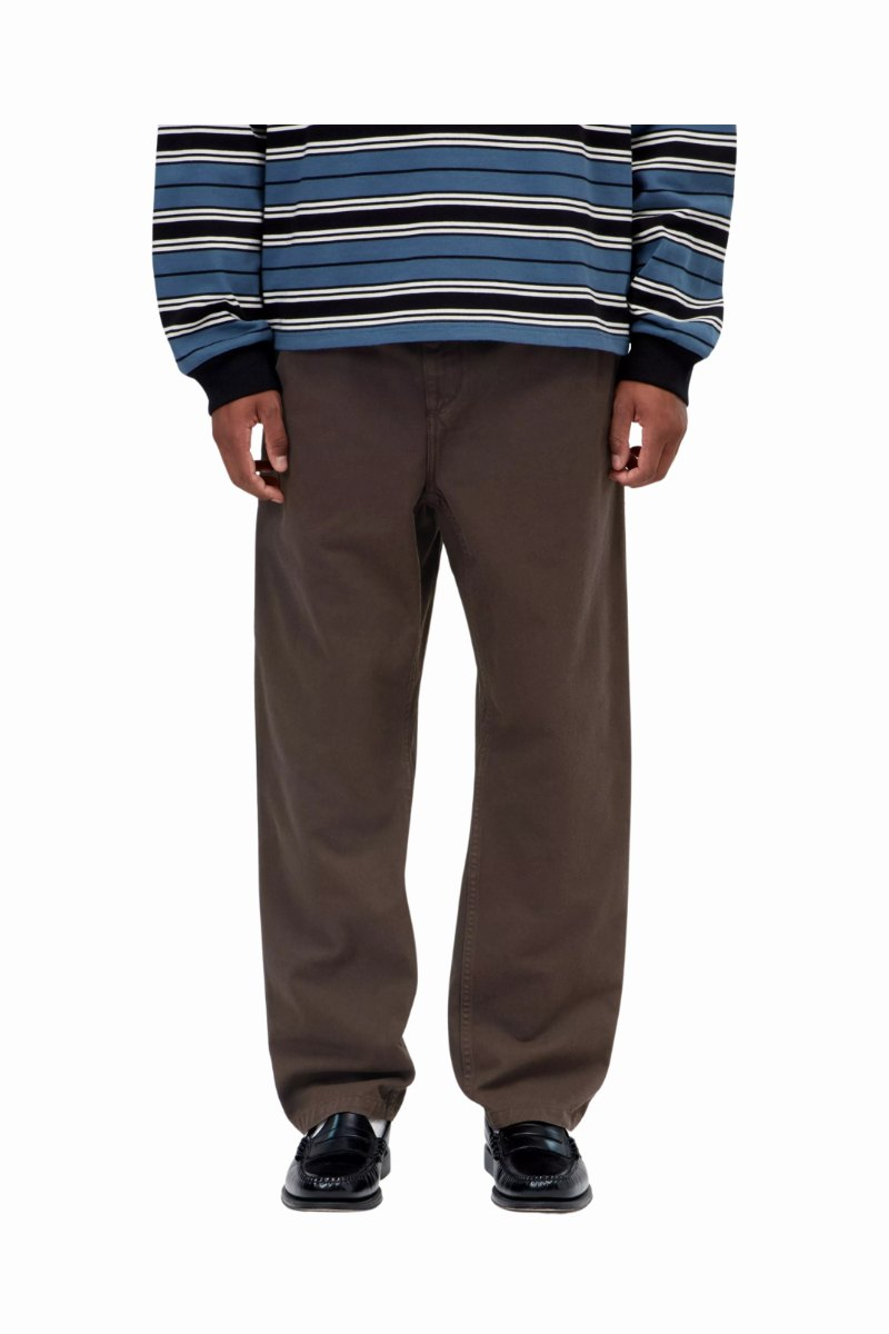 CARHARTT WIP FLINT PANT Tobacco Rinsed