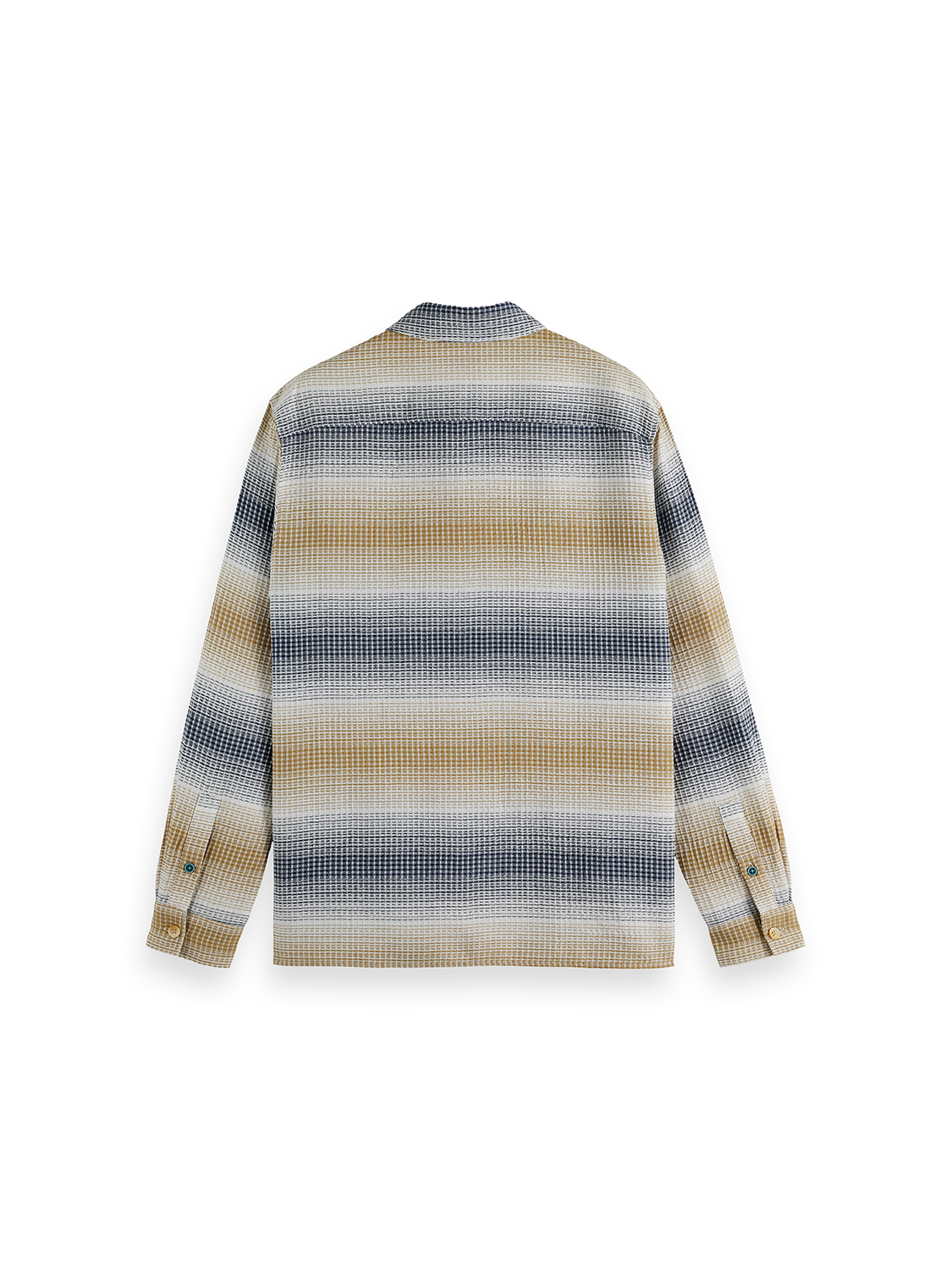 S&S Waffle Structure Stripe Shirt