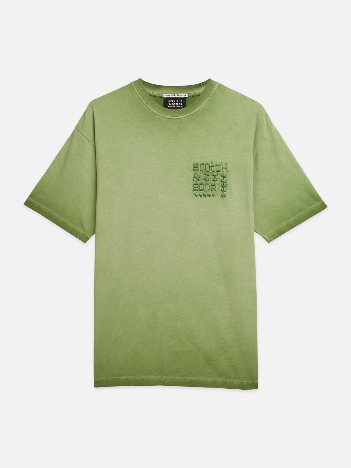 S&S Embroidered Artwork Relaxed-Fit Garment-Dyed Tee