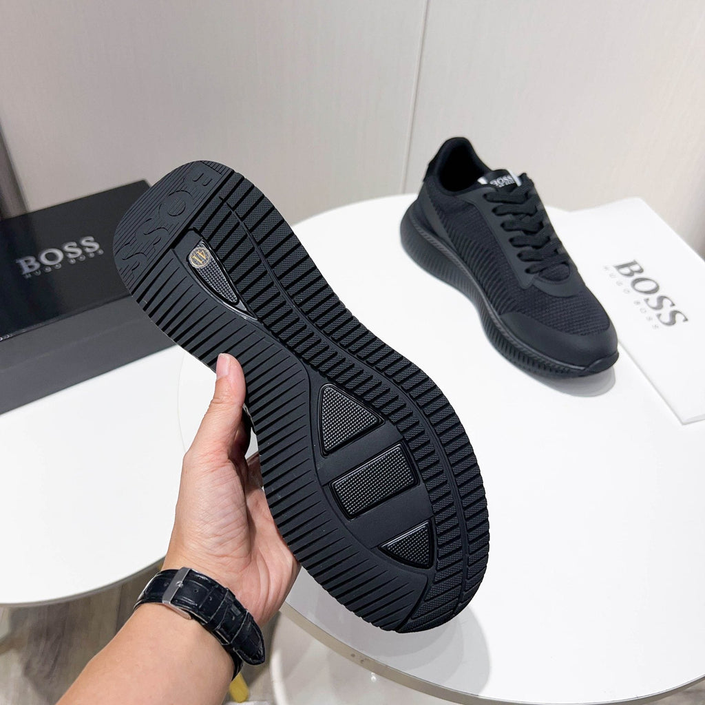 Hugo Boss Black Knit Sneakers