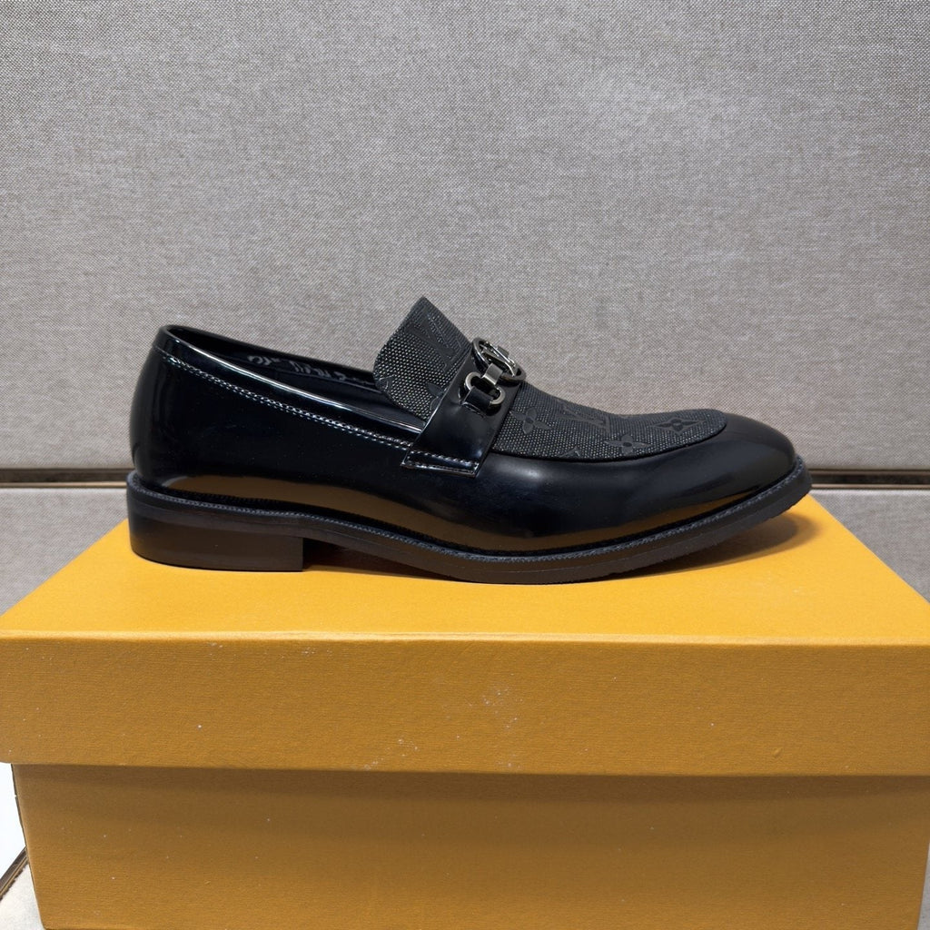 Louis Vuitton Men's Buckle Slip-On Dress Shoes