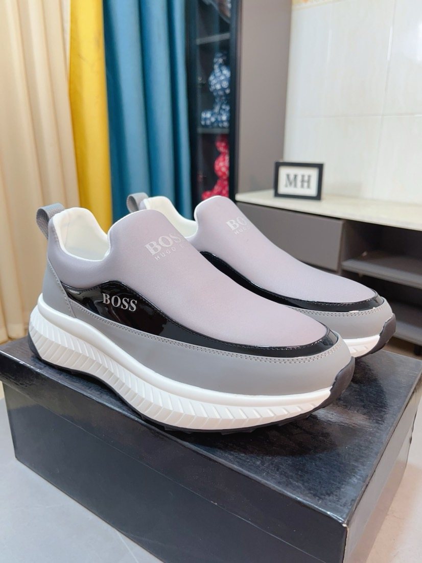 Hugo Boss Contrast Side Slip-On Sneakers
